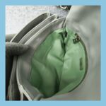 Prada Crossbody Bag Grey with Lambskin and Silver Hardware #ORKS-3 - Image 29