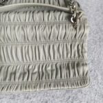 Prada Crossbody Bag Grey with Lambskin and Silver Hardware #ORKS-3 - Image 6