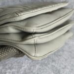 Prada Crossbody Bag Grey with Lambskin and Silver Hardware #ORKS-3 - Image 11