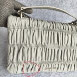 Prada Crossbody Bag Grey with Lambskin and Silver Hardware #ORKS-3 - Image 3