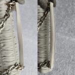 Prada Crossbody Bag Grey with Lambskin and Silver Hardware #ORKS-3 - Image 14