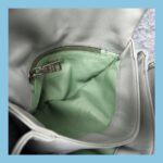 Prada Crossbody Bag Grey with Lambskin and Silver Hardware #ORKS-3 - Image 30