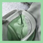 Prada Crossbody Bag Grey with Lambskin and Silver Hardware #ORKS-3 - Image 27