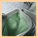 Prada Crossbody Bag Grey with Lambskin and Silver Hardware #ORKS-3 - Image 26