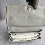 Prada Crossbody Bag Grey with Lambskin and Silver Hardware #ORKS-3 - Image 17