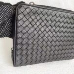 Bottega Veneta Crossbody Bag Black with Lambskin and Black Hardware #ORKS-8 - Image 3