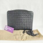 Bottega Veneta Crossbody Bag Black with Lambskin and Black Hardware #ORKS-8 - Image 2