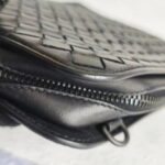 Bottega Veneta Crossbody Bag Black with Lambskin and Black Hardware #ORKS-8 - Image 9