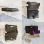 Burberry Wallet Green/Brown with Nylon/Leather and Gold Hardware #ORTC-10 - Image 2