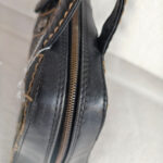 Chanel Vintage Tote Bag Black Calf Leather with Antique Gold Hardware #RELT-1 - Image 8