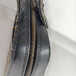 Chanel Vintage Tote Bag Black Calf Leather with Antique Gold Hardware #RELT-1 - Image 9