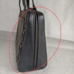 Chanel Vintage Tote Bag Black Calf Leather with Antique Gold Hardware #RELT-1 - Image 10