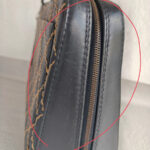 Chanel Vintage Tote Bag Black Calf Leather with Antique Gold Hardware #RELT-1 - Image 12