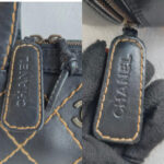 Chanel Vintage Tote Bag Black Calf Leather with Antique Gold Hardware #RELT-1 - Image 31