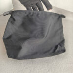 Chanel Vintage Tote Bag Black Calf Leather with Antique Gold Hardware #RELT-1 - Image 41