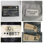 Chanel Vintage Tote Bag Black Calf Leather with Antique Gold Hardware #RELT-1 - Image 24
