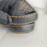 Chanel Vintage Tote Bag Black Calf Leather with Antique Gold Hardware #RELT-1 - Image 29