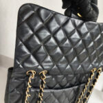 Chanel Jumbo Single Flap Black Lambskin with Gold Hardware #REUY-1 - Image 3