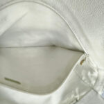 Chanel Vintage Shopper Bag White Grained Calfskin with Gold Hardware #REEC-1 - Image 21