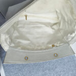 Chanel Vintage Shopper Bag White Grained Calfskin with Gold Hardware #REEC-1 - Image 25