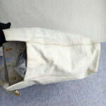 Chanel Vintage Shopper Bag White Grained Calfskin with Gold Hardware #REEC-1 - Image 8