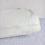 Chanel Vintage Shopper Bag White Grained Calfskin with Gold Hardware #REEC-1 - Image 10