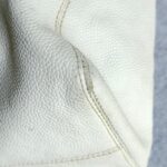 Chanel Vintage Shopper Bag White Grained Calfskin with Gold Hardware #REEC-1 - Image 12