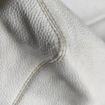 Chanel Vintage Shopper Bag White Grained Calfskin with Gold Hardware #REEC-1 - Image 15