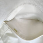 Chanel Vintage Shopper Bag White Grained Calfskin with Gold Hardware #REEC-1 - Image 20