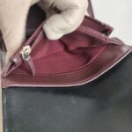 Chanel Wallet Black Grained Calfskin with Silver Hardware #ORRS-2 - Image 14