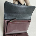 Chanel Wallet Black Grained Calfskin with Silver Hardware #ORRS-2 - Image 9