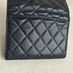 Chanel Wallet Black Grained Calfskin with Silver Hardware #ORRS-2 - Image 8