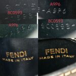 Fendi Belt Bag Black Calf Leather with Canvas and Gold Hardware #ORSL-3 - Image 19