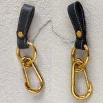 Fendi Belt Bag Black Calf Leather with Canvas and Gold Hardware #ORSL-3 - Image 13