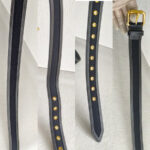 Fendi Belt Bag Black Calf Leather with Canvas and Gold Hardware #ORSL-3 - Image 15