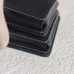 Fendi Belt Bag Black Calf Leather with Canvas and Gold Hardware #ORSL-3 - Image 7