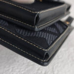 Fendi Belt Bag Black Calf Leather with Canvas and Gold Hardware #ORSL-3 - Image 8