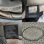 Fendi Hobo Grey Calf Leather with Gold Hardware #REEO-3 - Image 22