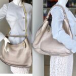 Fendi Hobo Grey Calf Leather with Gold Hardware #REEO-3 - Image 27