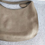 Fendi Hobo Grey Calf Leather with Gold Hardware #REEO-3 - Image 6