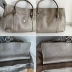 Fendi Linda Bag Silver Grey with Selleria Calfskin and Silver Hardware #ORUY-5 - Image 2