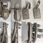 Fendi Linda Bag Silver Grey with Selleria Calfskin and Silver Hardware #ORUY-5 - Image 7