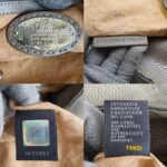 Fendi Linda Bag Silver Grey with Selleria Calfskin and Silver Hardware #ORUY-5 - Image 8