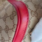 Gucci Boston Bag Brown Canvas with Red Leather and Gold Hardware #GUEOR-1 - Image 15