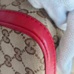 Gucci Boston Bag Brown Canvas with Red Leather and Gold Hardware #GUEOR-1 - Image 13