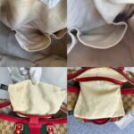 Gucci Boston Bag Brown Canvas with Red Leather and Gold Hardware #GUEOR-1 - Image 27