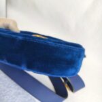 Gucci Marmont Waist Bag Blue Velvet with Leather and Gold Hardware #ORRT-4 - Image 11