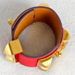 Hermes CDC Bracelet Size XS Red Swift Leather with Gold Hardware #RELE-6 - Image 5