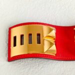 Hermes CDC Bracelet Size XS Red Swift Leather with Gold Hardware #RELE-6 - Image 2