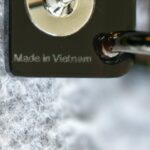 Hermes Isthme Earring Blue /Brown Buffalo Horn Lacquered Wood #RELE-32 - Image 12